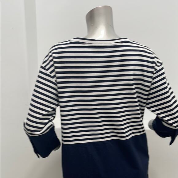 COS Navy and White Striped Tunic Dress Size M - Picture 9 of 12